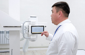 The Samruk-Kazyna Fund to Transfer a Modern X-ray Machine to the Rural Outpatient Clinic