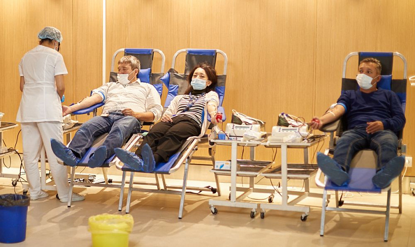 Blood Donor Day in Samruk-Kazyna